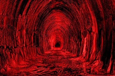 Full HD Wallpapers Tunnel Infinity Dark Red, Desktop Backgrounds HD ...