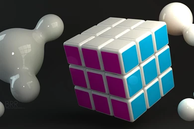 3D Rubik's Cube Wallpapers
