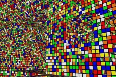 Rubik's Cube Fractal Widescreen Wallpapers