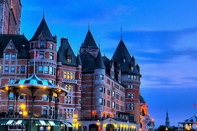 Quebec City, Canada, Chateau Frontenac Castle, Evening iPhone ...