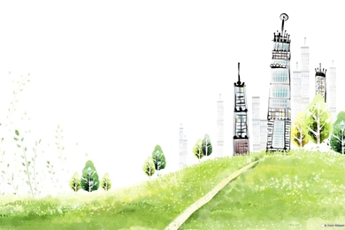 Free Wallpapers   Free Art Wallpapers   Drawing Beautiful Scenery ...