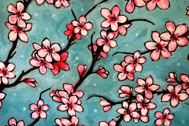 Flowers Drawing Wallpapers