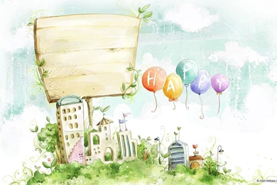 Free Wallpapers   Free Art Wallpapers   Drawing Beautiful Scenery ...