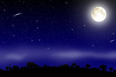 186673 bright star in a pink night sky wallpaper hd