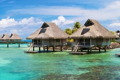 Hilton Bora Bora Nui Resort HD Desktop Wallpapers : High Definition ...