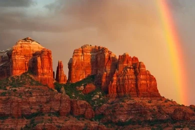 Rainbow In Arizona HD Desktop Wallpapers : Widescreen : High ...
