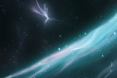 3D Space Scene iPad 3,4 & Air Wallpapers