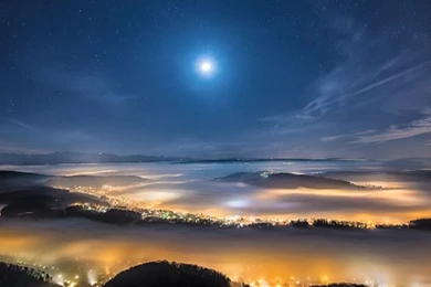 Night Sky Star Lights iPad Wallpapers Download