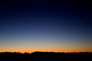 Wallpapers Sunset, Sky, Evening, Star, Night Desktop Wallpapers ...