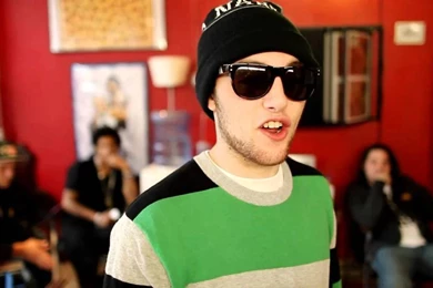 Mac Miller Sunglasses   Fashion Week 2015