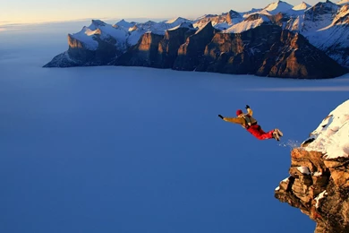 Mountain Nature Jumo Glaider Sport Extreme Wallpapers