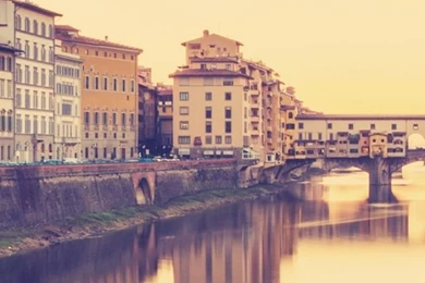 Download Wallpapers 750x1334 Ponte Vecchio, Florence, Italy, River ...