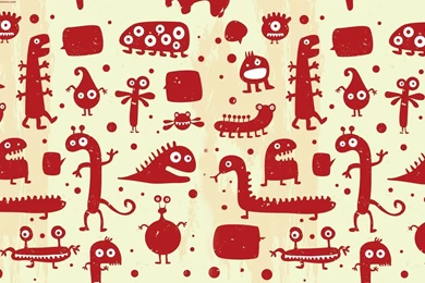 Cute Monsters Twitter Backgrounds   Twitterevolutions