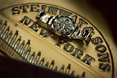 ROLEX On A Steinway & Sons Bronze Cast Iron Plate Wallpapers 27983