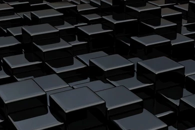Black Cubes 3D iPad Wallpapers Download