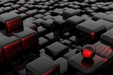 IWallpapers   Sphere Among Cubes