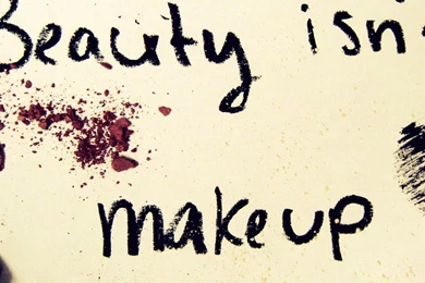 Beauty Is Not Make Up iPad Air Wallpapers Download