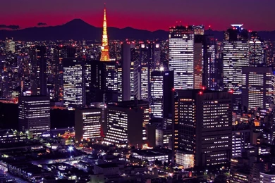 Download Wallpapers 1920x1080 Japan, Tokyo, Buildings, Night, City ...