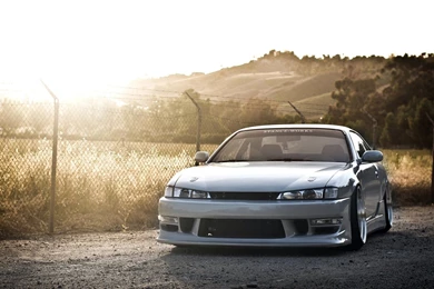 Nissan silvia car fence road 1920x1200.jpg