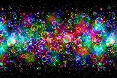 Stars And Bubbles Widescreen Wallpapers