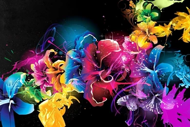 Vector Flower High Resolution HD Wallpaper.jpg