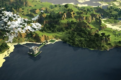 Minecraft Box 3D Game Wallpaper Images HD Free