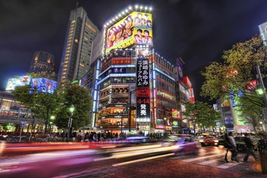 Download Wallpapers The Mean Streets, Tokyo, Japan, Japan, Night ...