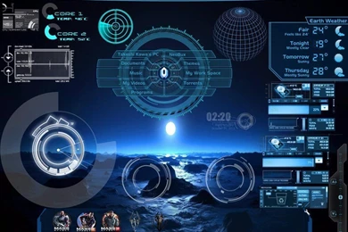 Hi Tech Desktop Rainmeter For All Windows By Takeshikawa On DeviantArt