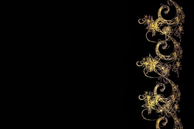 Abstract Wallpapers Black Gold
