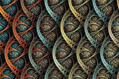 Fractal Art, Pattern, Flower, Art, Background, Clored, Hd, Wallpapers