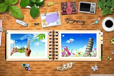 Photoshop Desk Girl HD Desktop Wallpapers : Widescreen : High ...