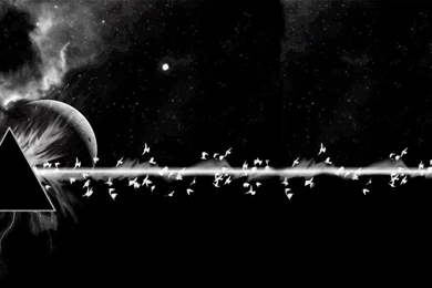 Abstract Outer Space Pink Floyd Multiscreen