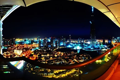 Download Wallpapers 3840x2400 City, ​​view, Night, City Lights ...