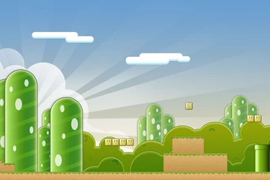 Mario Landscape PPT Backgrounds Template For Presentation   PPT ...