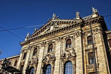 1366x768 Munich HDR Photography Desktop PC And Mac Wallpapers