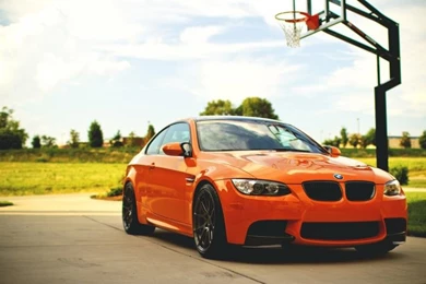 BMW M3 E92 Orange Car, Basketball Court Wallpaper,BMW Wallpapers ...