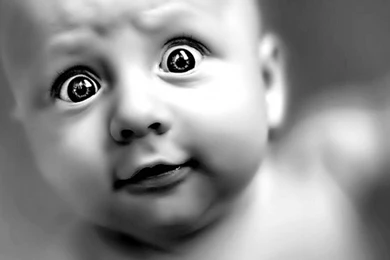 Wallpaper: Babies Black And White Wallpapers