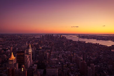 Wallpapers New York Sunset