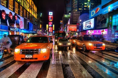 Cityscapes Streets Traffic New York City Times Square Ny Wallpapers ...