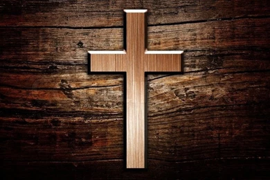 Cross On Wood Backgrounds