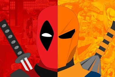 Deadpool Vs Deathstroke Drawing   Free Wallpapers Page