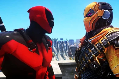 Deadpool And Deathstroke Comic   Free Wallpapers Page