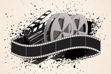 Movie Film Backgrounds In Abstract Style Vector
