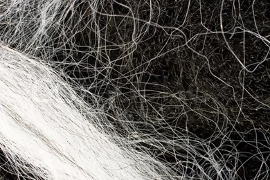 Black And White Hairs (or Wires) As An Abstract Backgrounds
