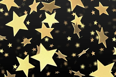 Golden Stars Wallpapers