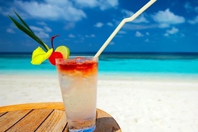 Tropical Cocktail HD Desktop Wallpapers : Widescreen : High ...
