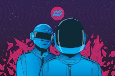 Download Wallpapers 1920x1080 Daft Punk, Graphic, Helmet, Music ...