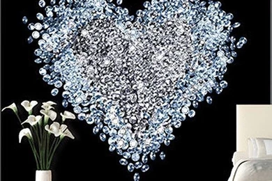 Yourdeco heart of diamond wallpaper mural.jpg