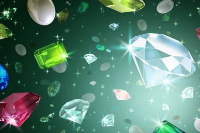 Multicolor Shinning Diamonds 3D Wide Wallpapers