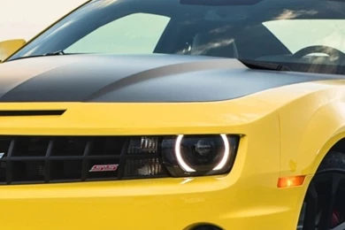 Download Wallpapers 750x1334 Chevrolet, Camaro, 1le, Yellow, Front ...